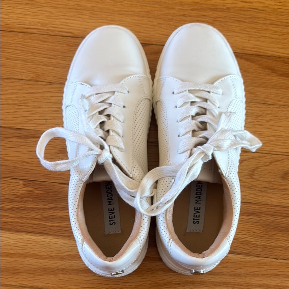 Steve Madden White Sneakers